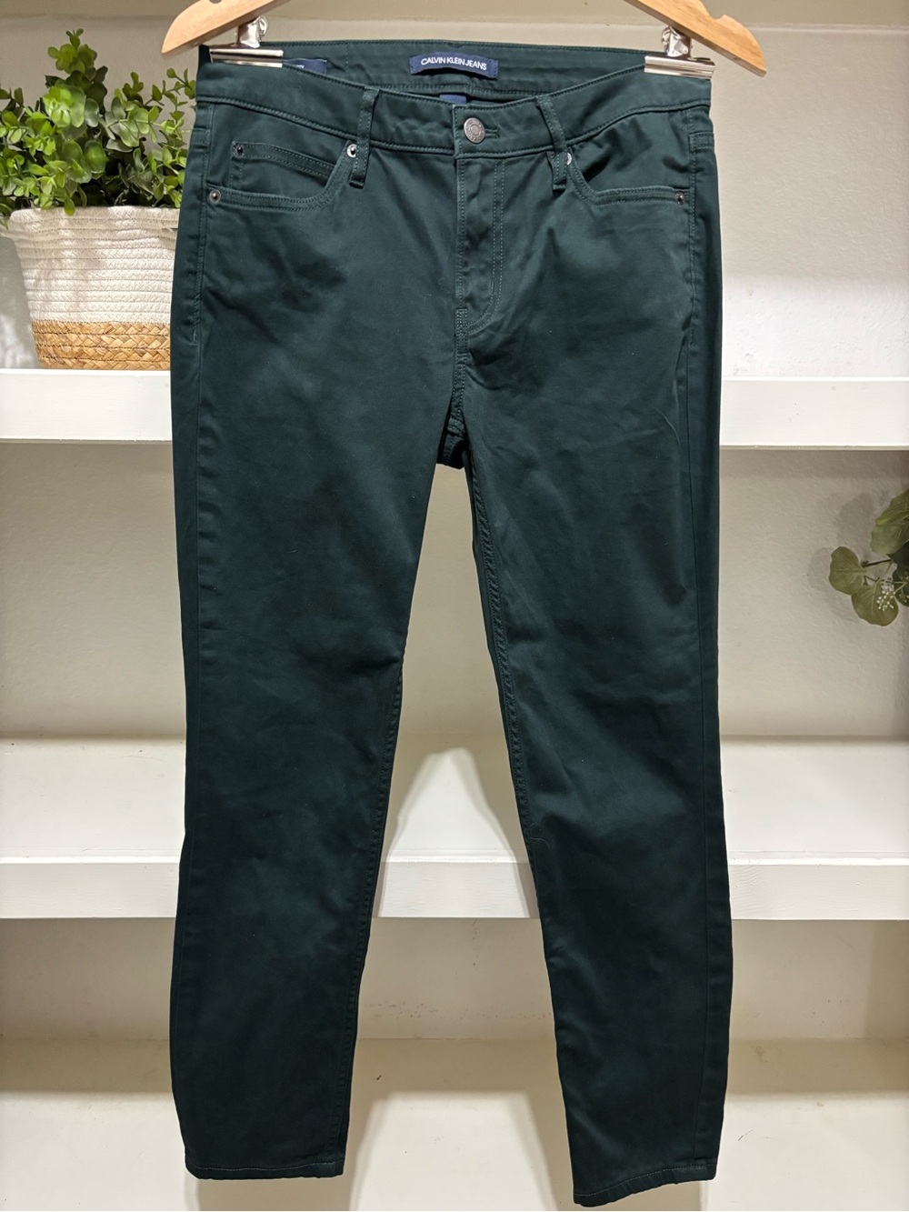 Calvin Klein Jeans Men’s Deep Green Slim Jeans